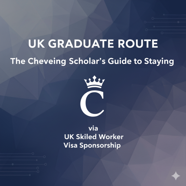 UK Graduate Route: The Chevening Scholar's Guide to Staying via UK Skilled Worker Visa Sponsorship