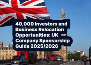 40,000 Investors and Business Relocation Opportunities: UK Company Sponsorship Guide 2025/2026