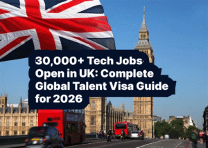 30,000+ Tech Jobs Open in UK: Complete Global Talent Visa Guide for 2026
