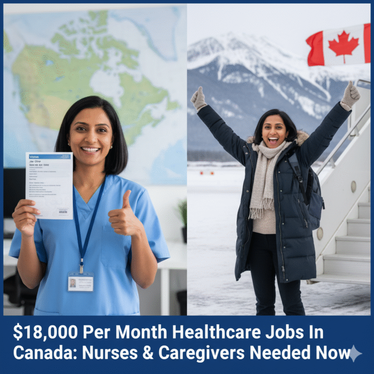 $18,000 Per Month Healthcare Jobs In Canada: Nurses & Caregivers Needed Now