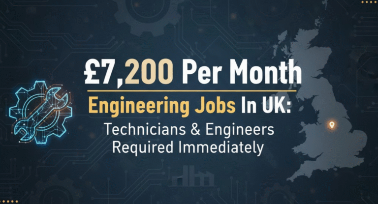 Per Month Engineering Jobs In UK: Technicians & Engineers Required Immediately