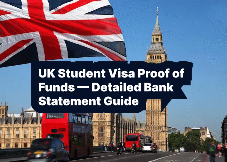 UK Student Visa Proof of Funds — Detailed Bank Statement Guide