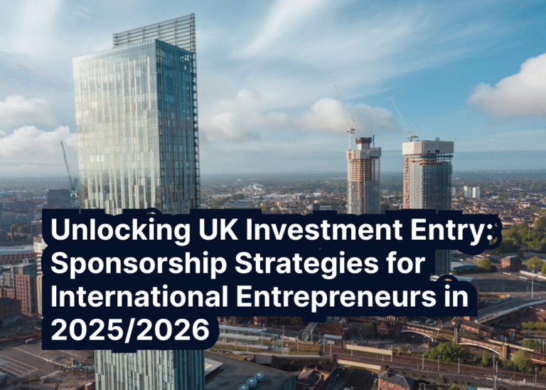 Unlocking UK Investment Entry: Sponsorship Strategies for International