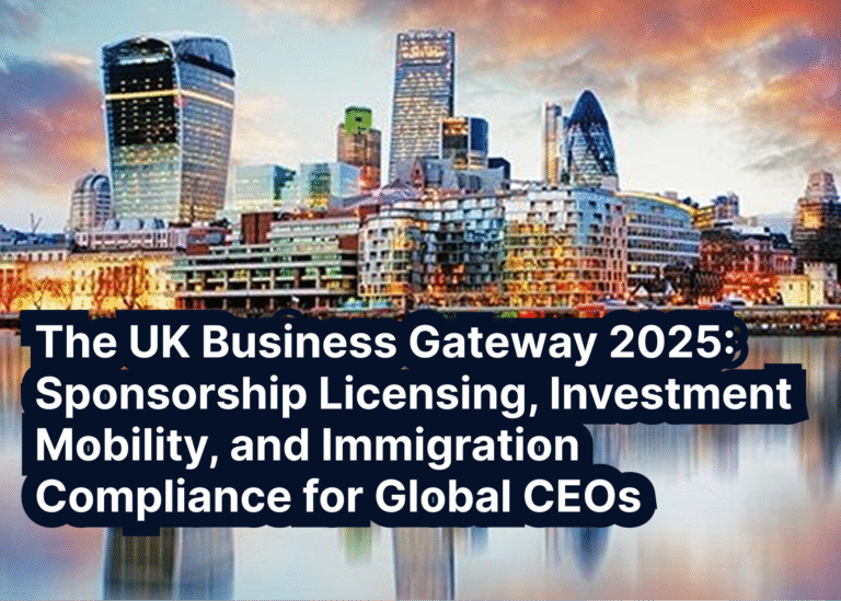 The UK Business Gateway 2025: Sponsorship Licensing